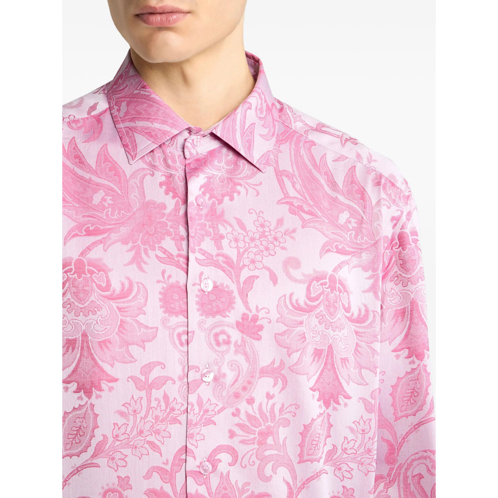 Etro Pink Shirts Men - 2