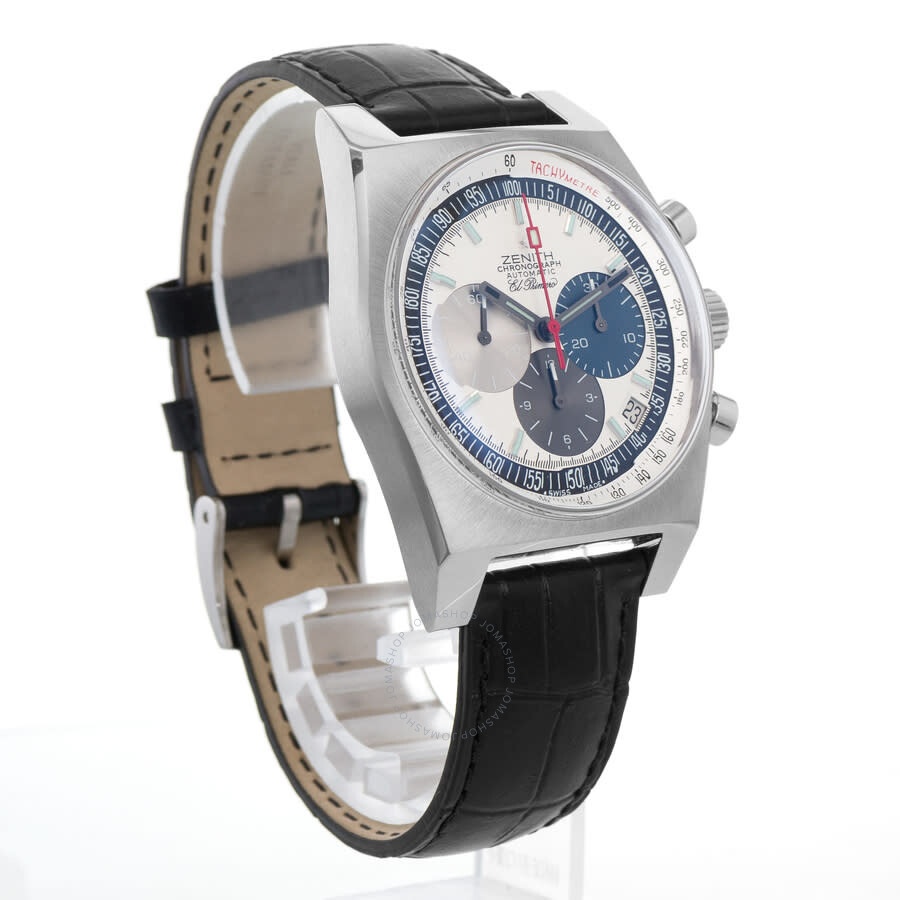 Pre-owned Zenith El Primero Vintage 1969 Chronograph Automatic White Dial Men's Watch 03.1969.469 - 7