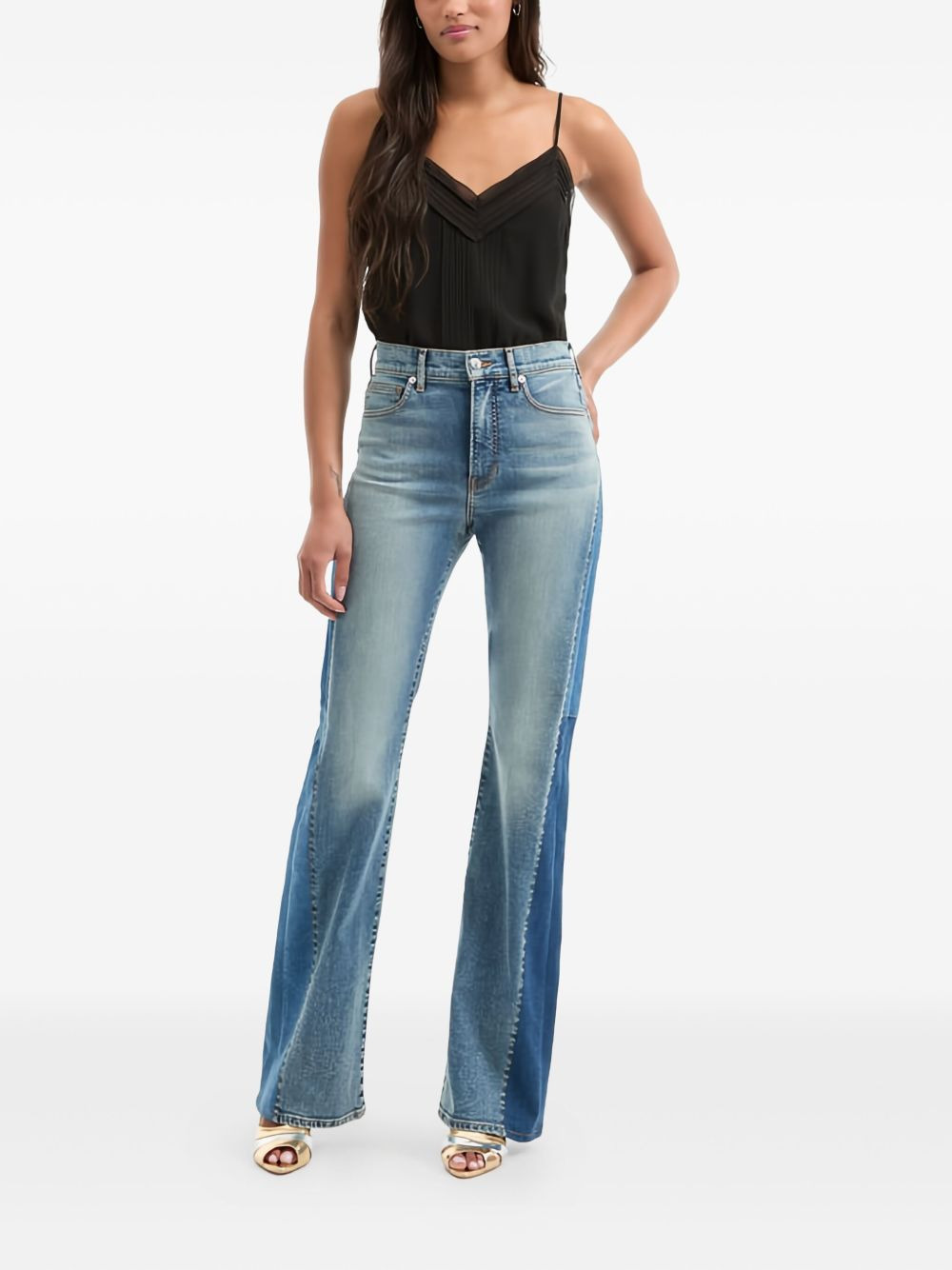 Baverly contrast-stitching jeans - 2