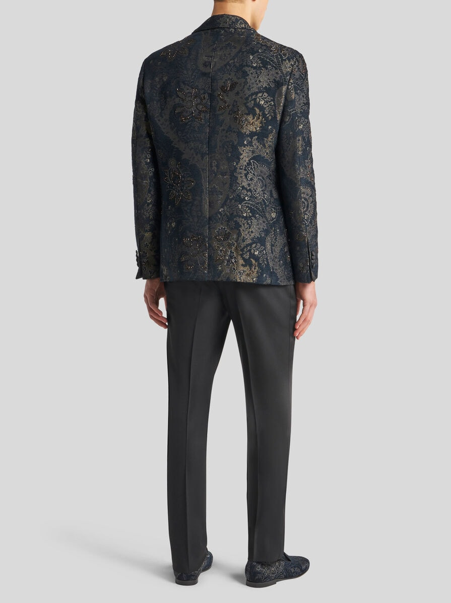 JACQUARD BLAZER WITH EMBROIDERY - 4