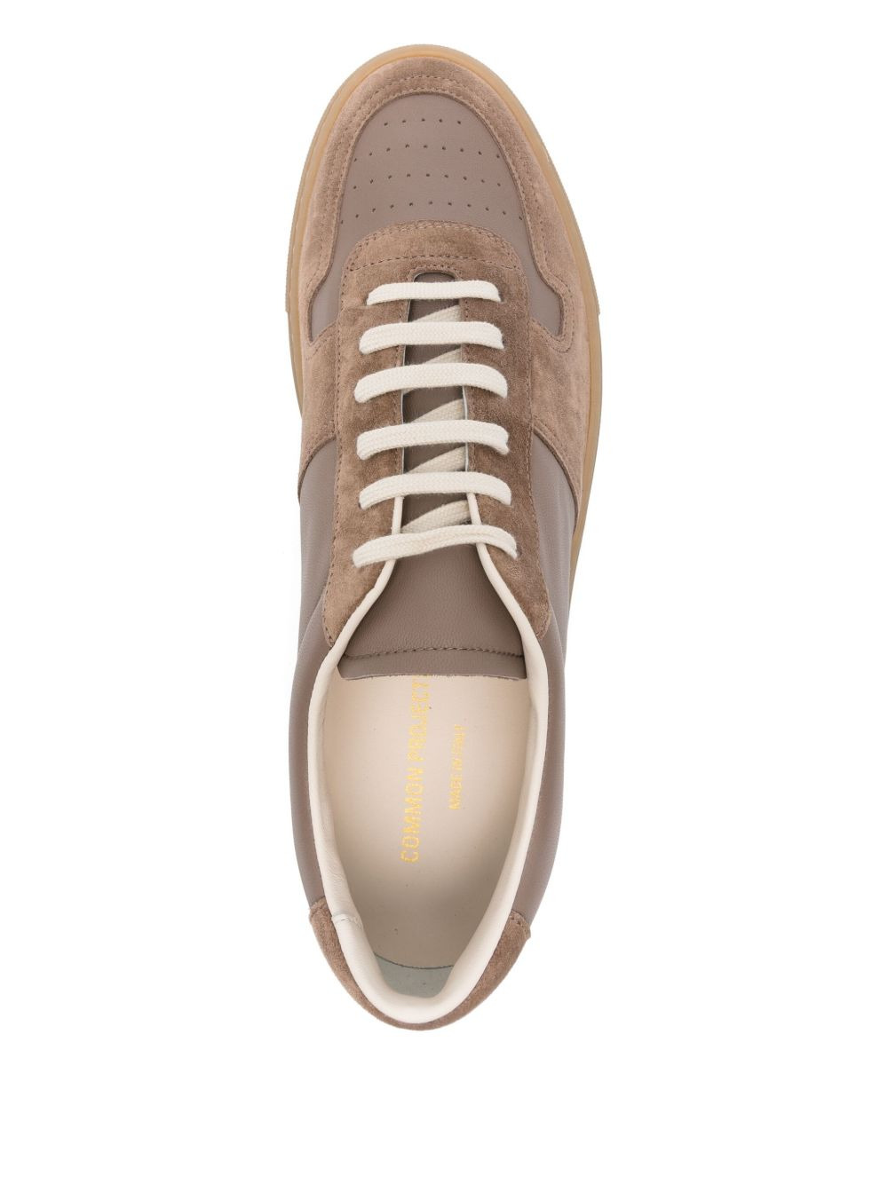 leather suede sneakers - 4