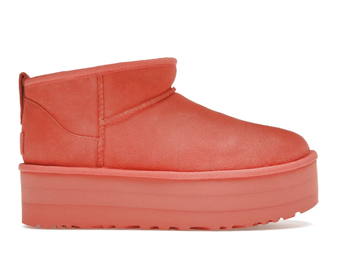 UGG Classic Ultra Mini Platform Boot Vibrant Coral (Women's) - 1