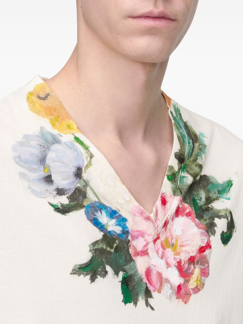 floral print jersey T-shirt 6