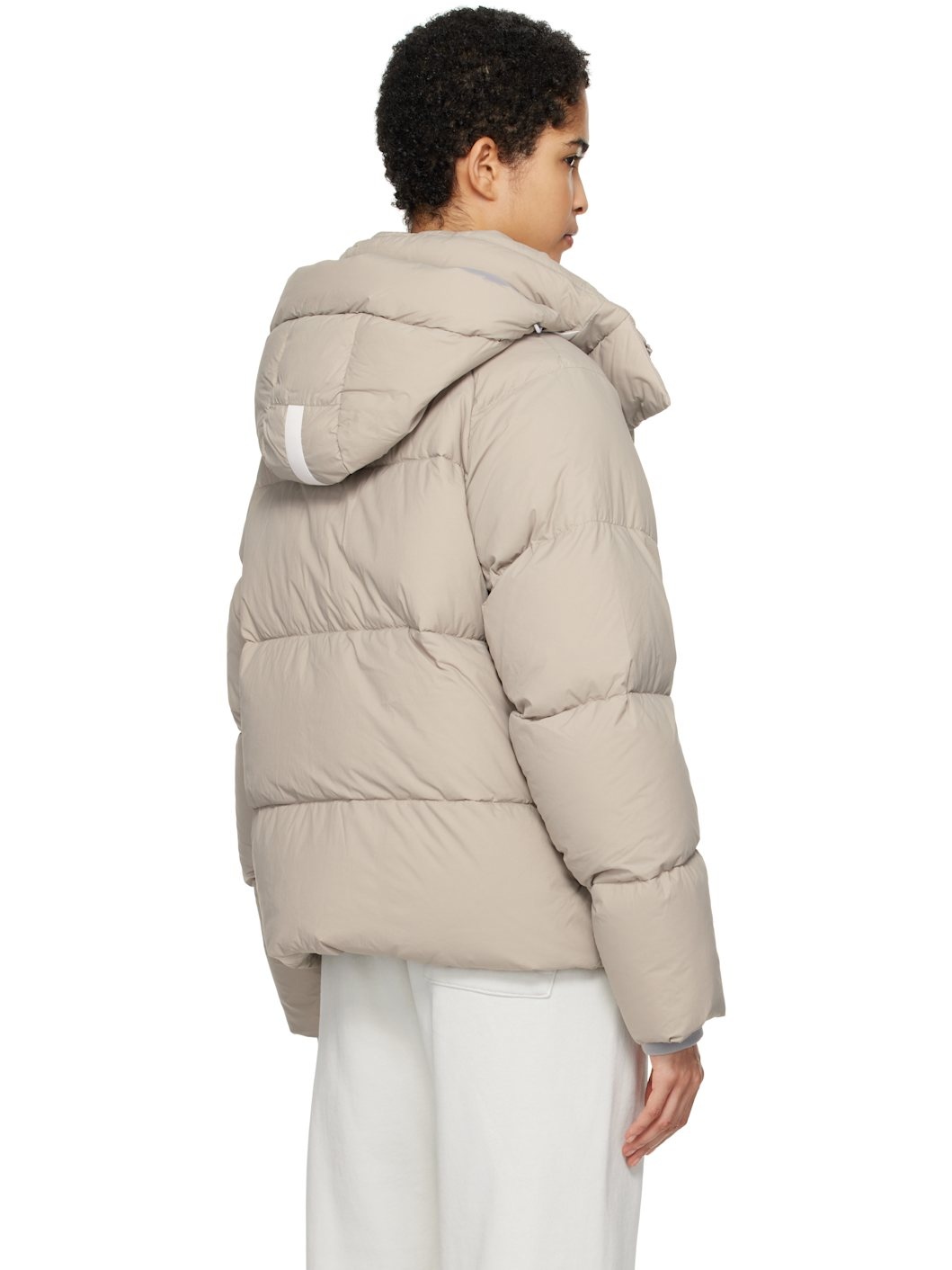 Beige Junction Down Pastels Jacket - 3