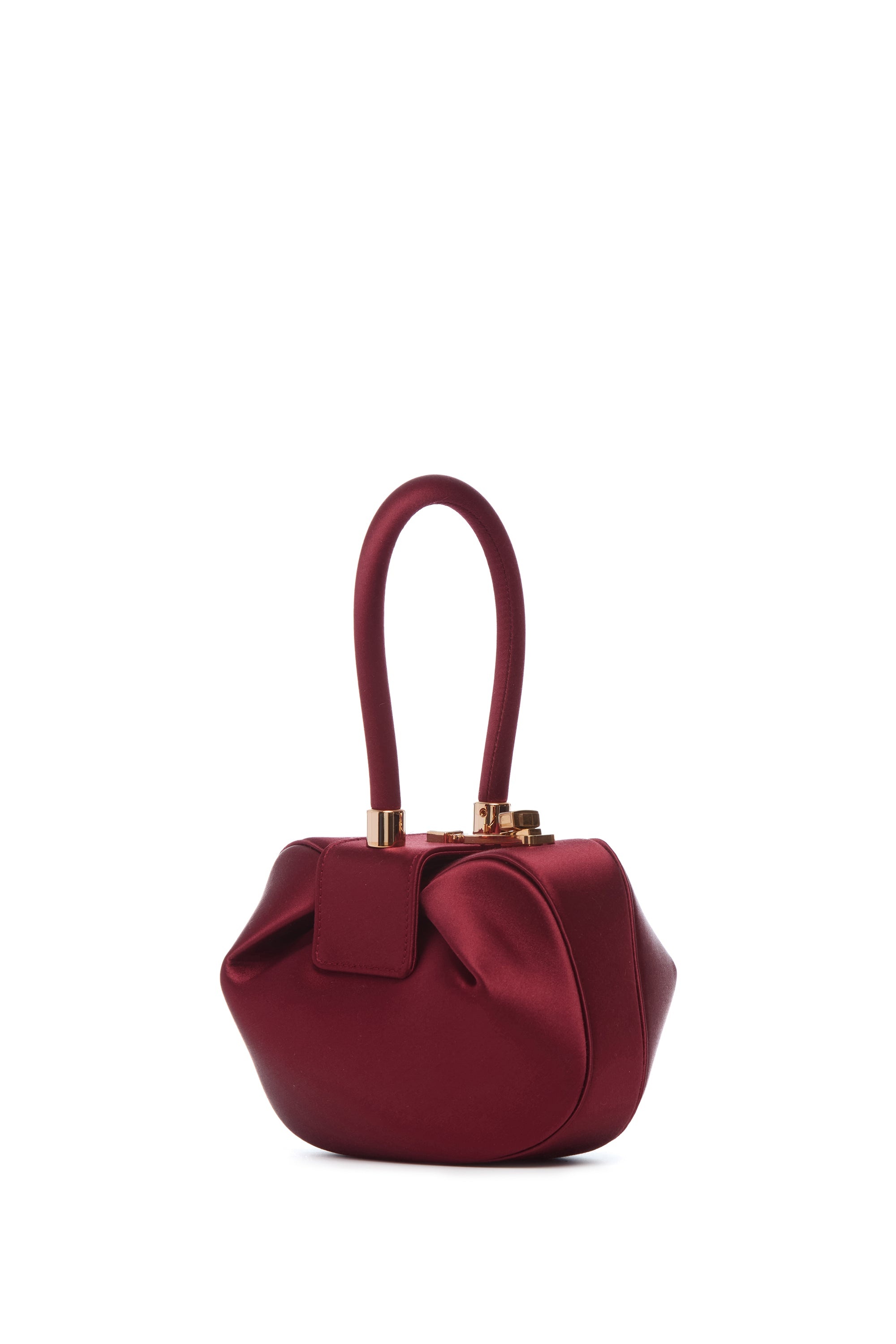 Demi Bag in Ruby Satin - 1
