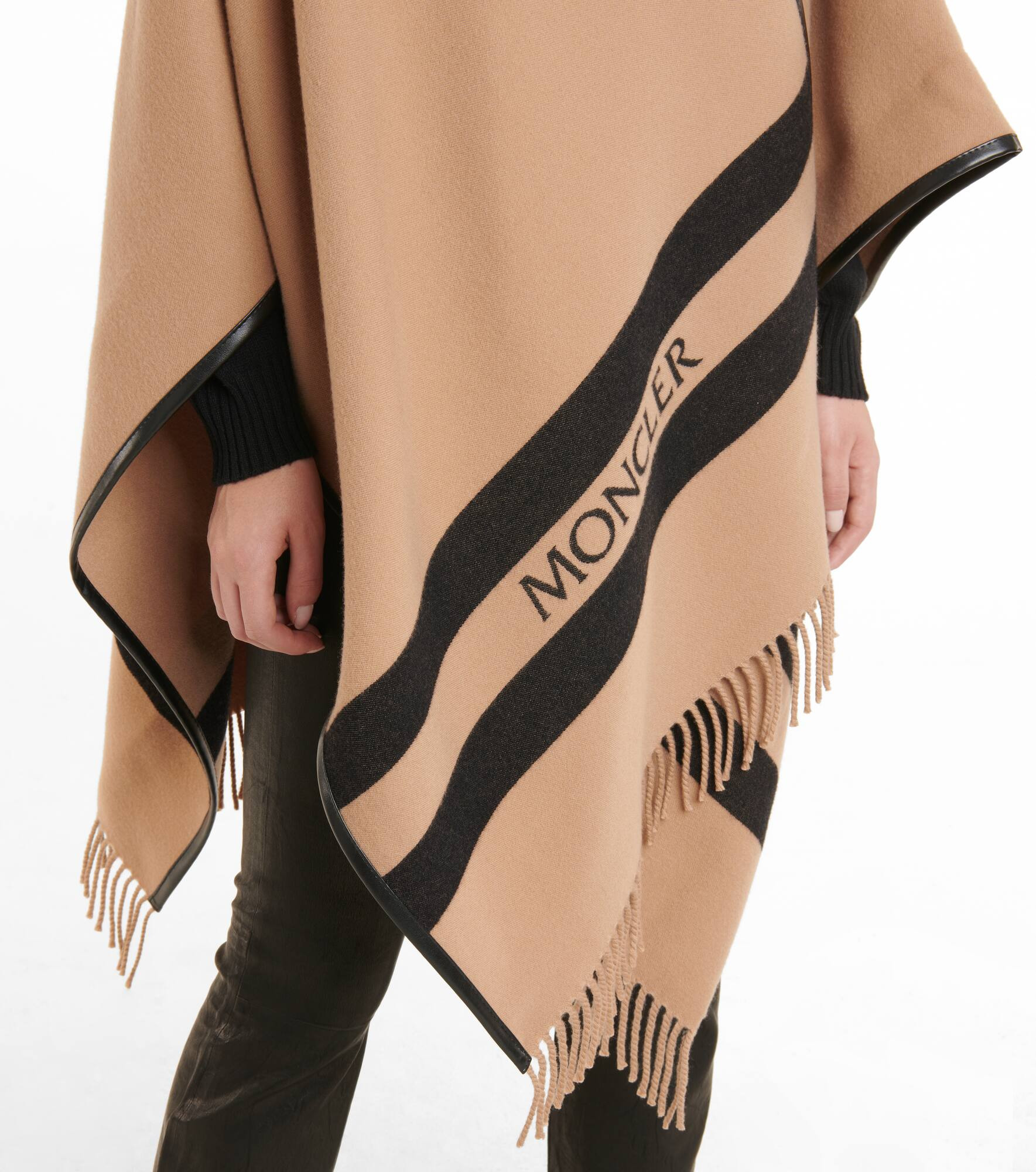 Wool logo cape - 5