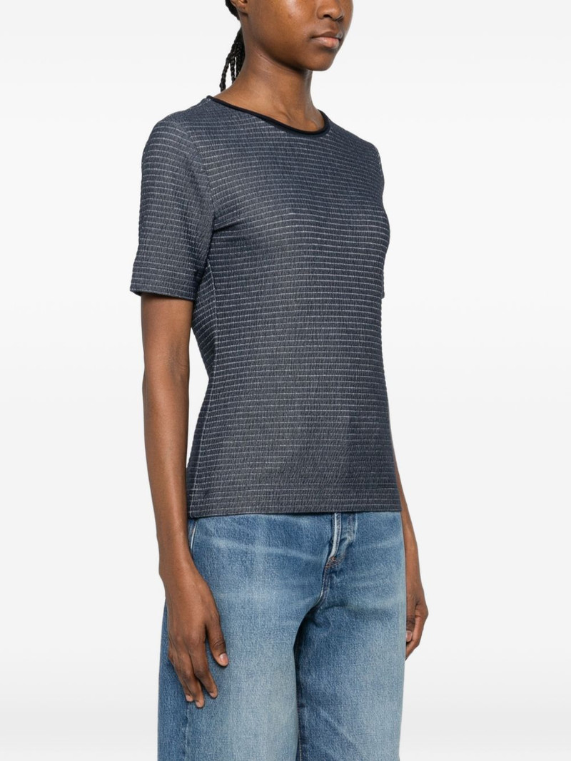 textured T-shirt 3