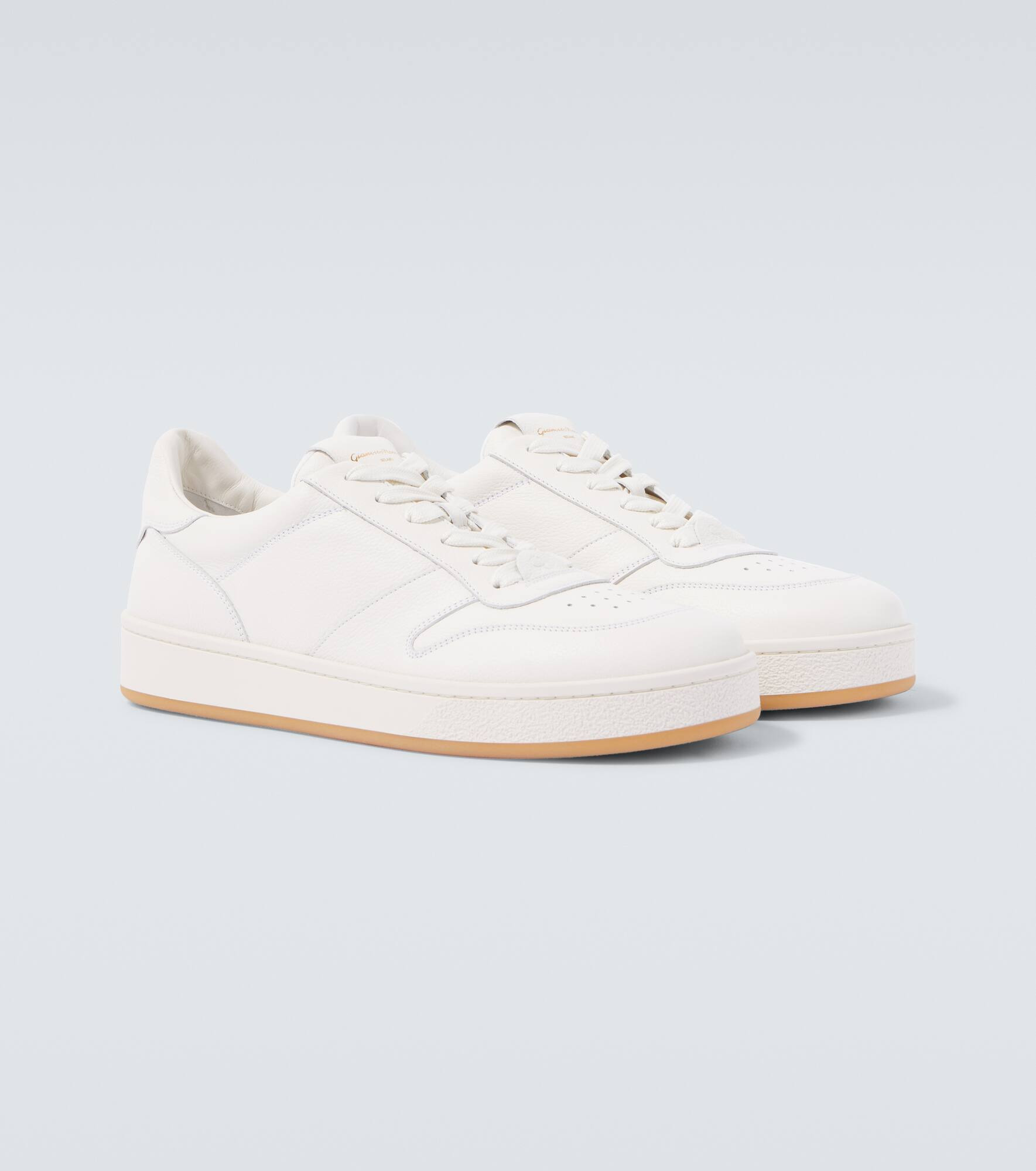 Slam leather sneakers - 5
