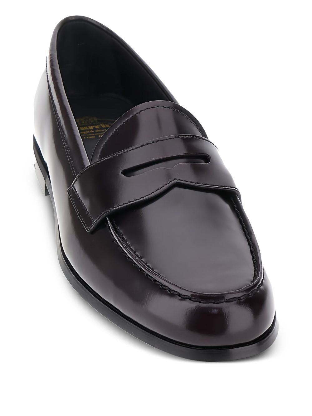 penny leather loafers - 4