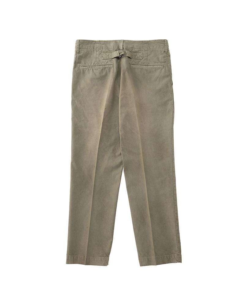 CHINO PANTS DMGD GREEN - 2