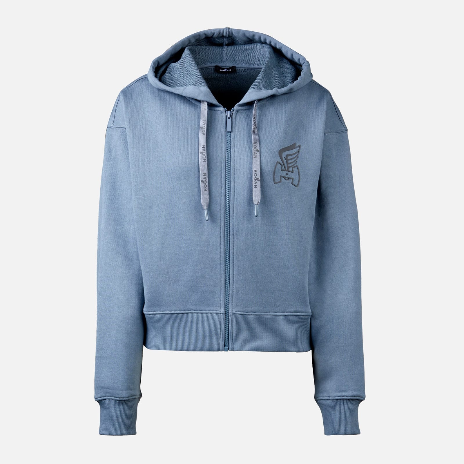 Hooded Sweatshirt Light Blue - 1