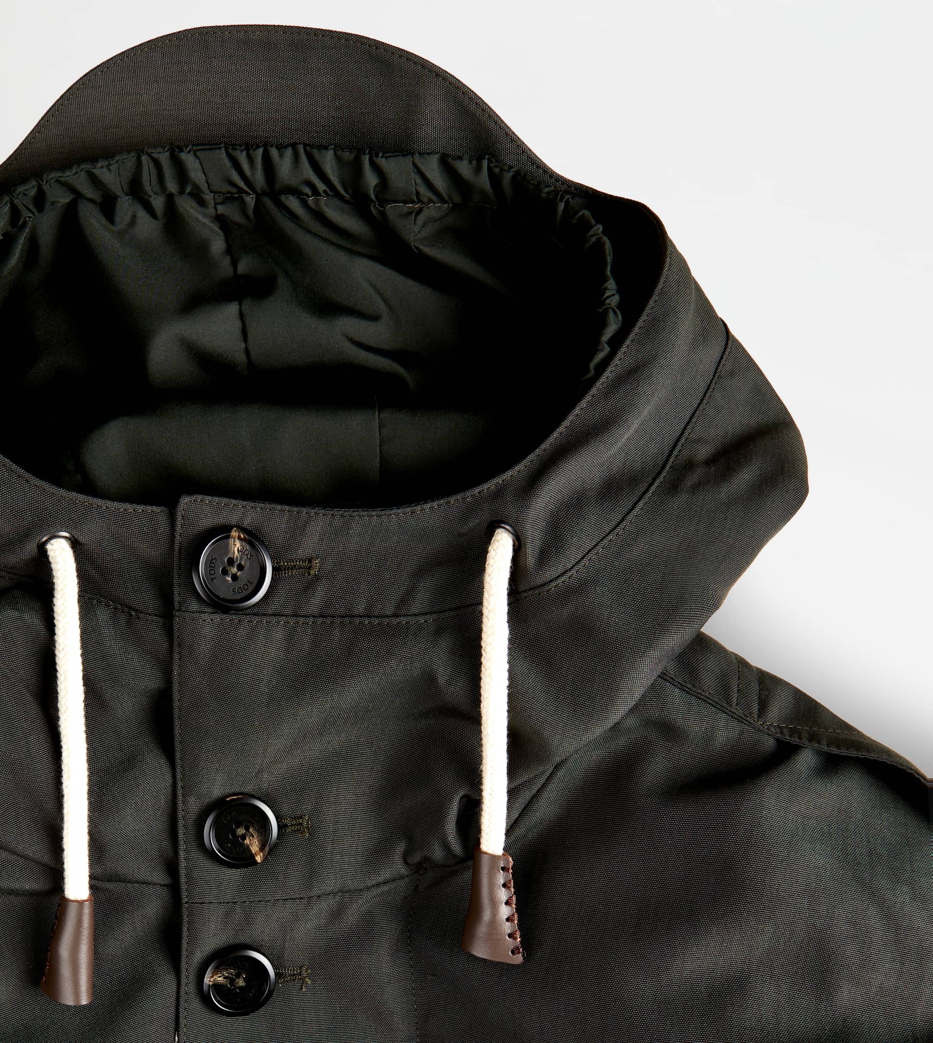HOODED CABAN - GREEN - 9