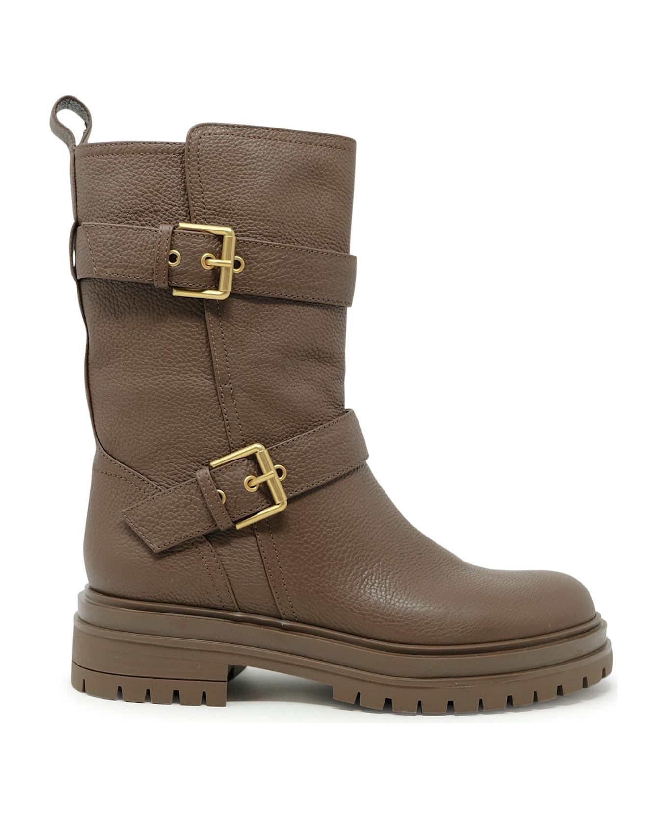 Gianvito Rossi Camel Leather Boots - 1