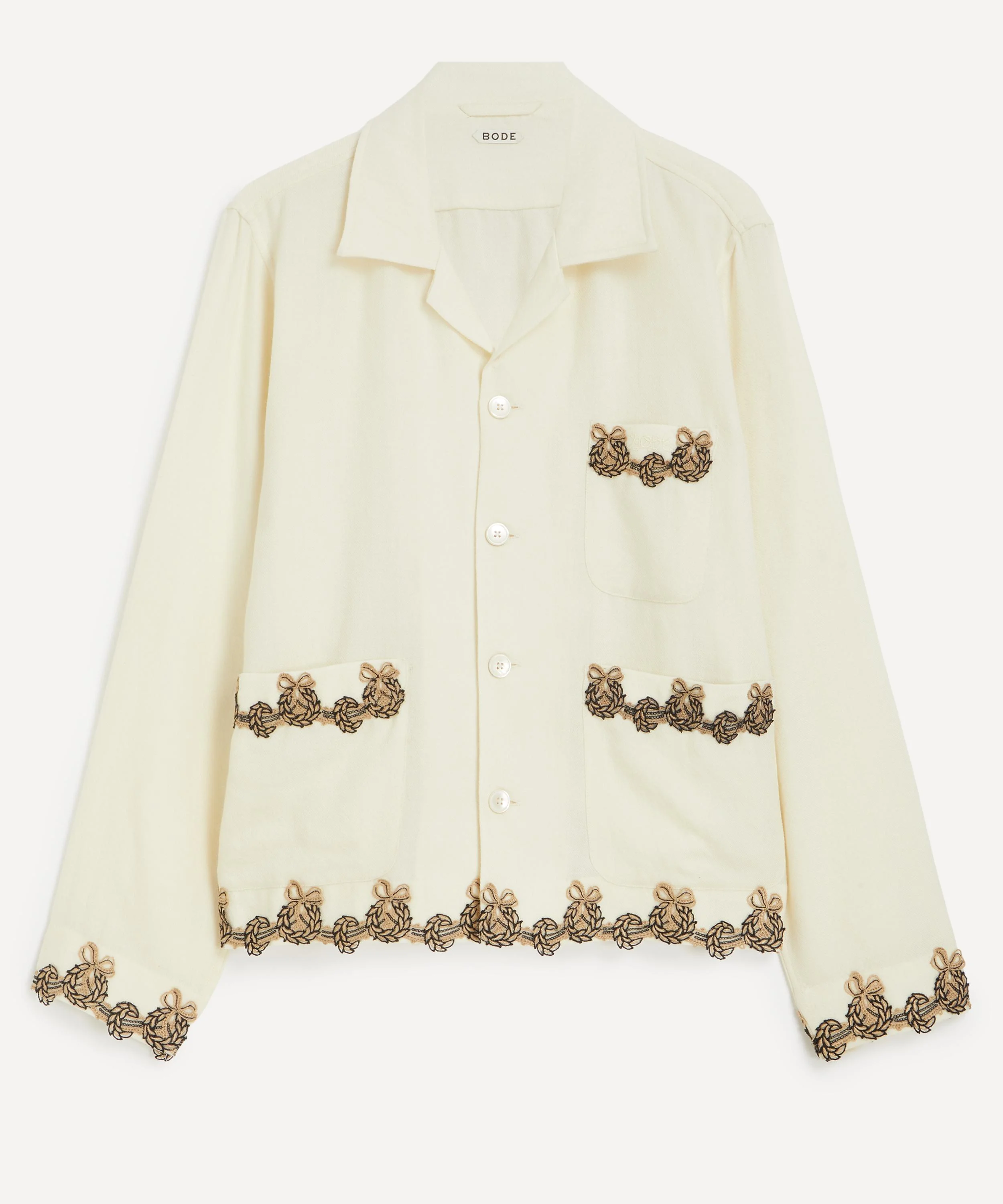 Cream Laurelist Overshirt - 1