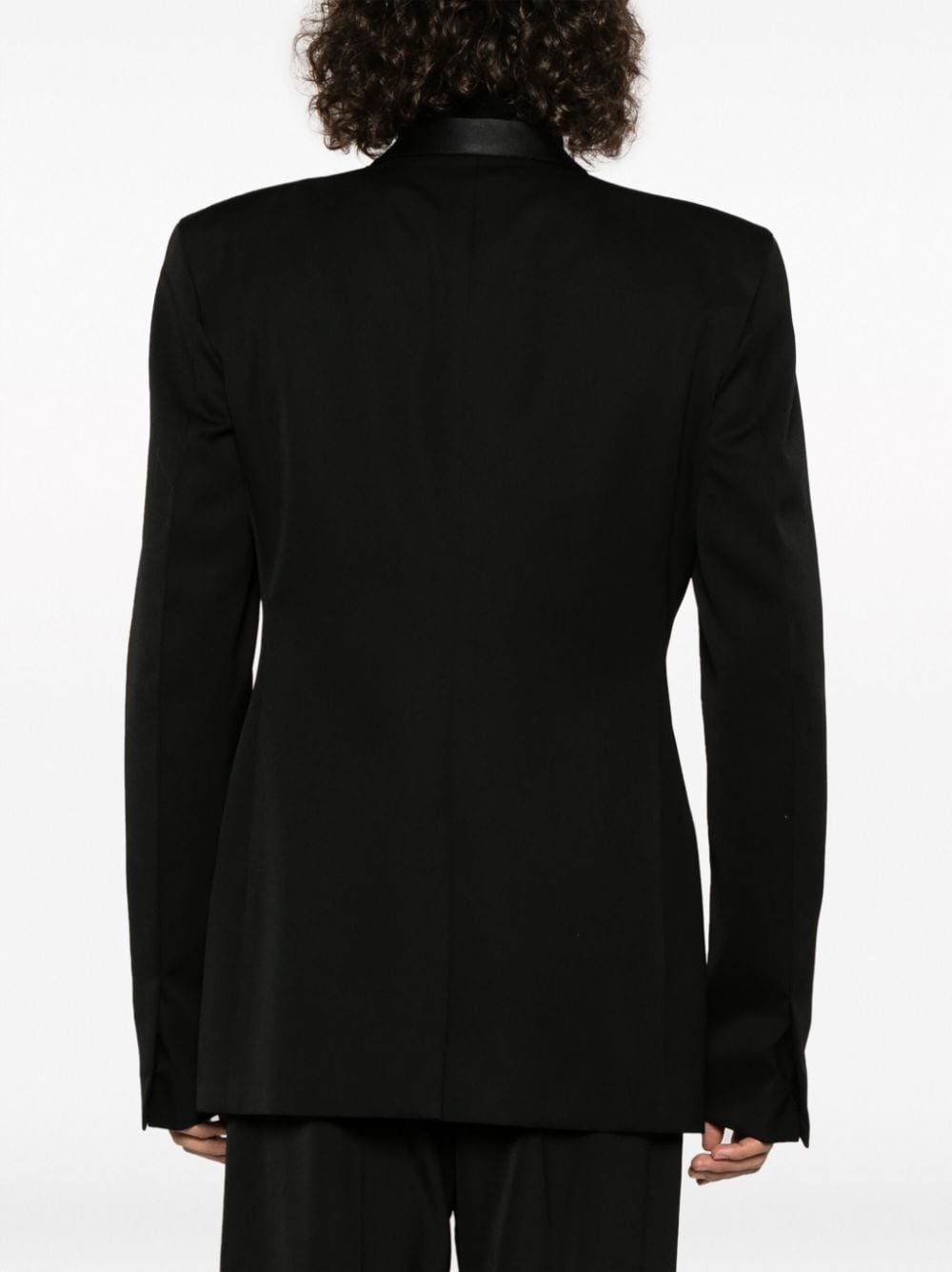 wool tuxedo jacket - 4