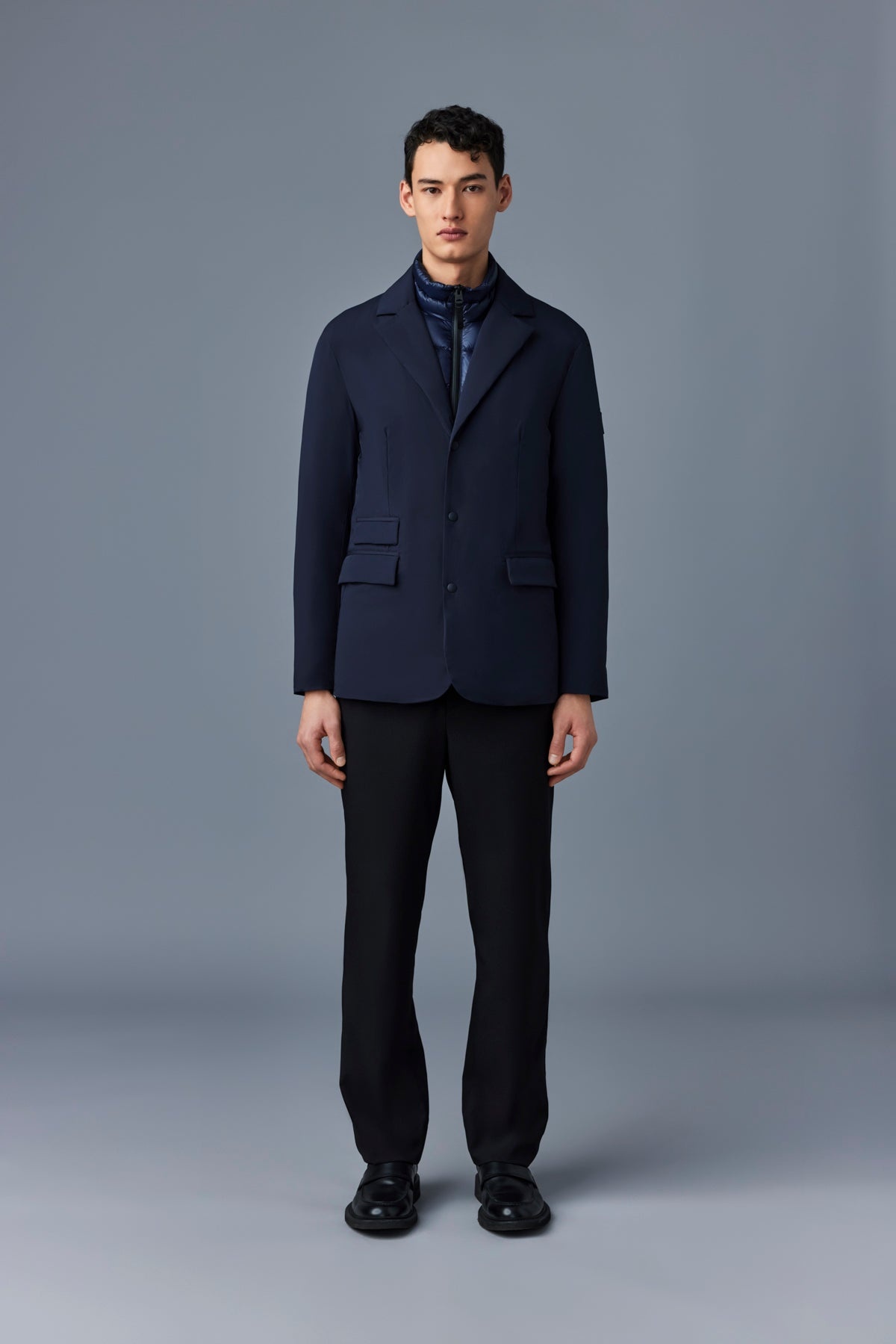 DAVID 2-In-1 stretch light down tailored jacket - 2