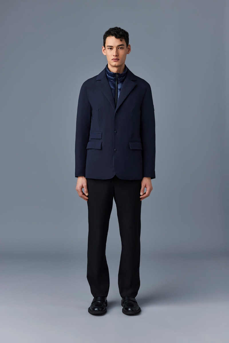 MACKAGE DAVID 2-In-1 stretch light down tailored jacket outlook
