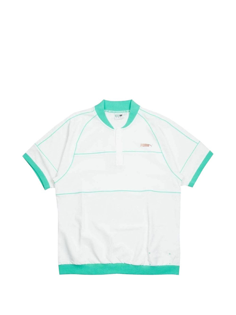 ribbed short-sleeve T-shirt 1