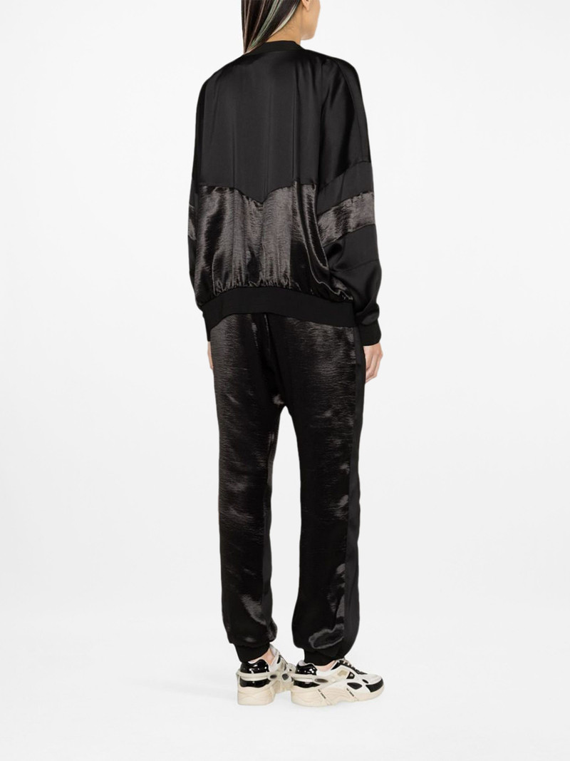 shine-effect bomber jacket 4