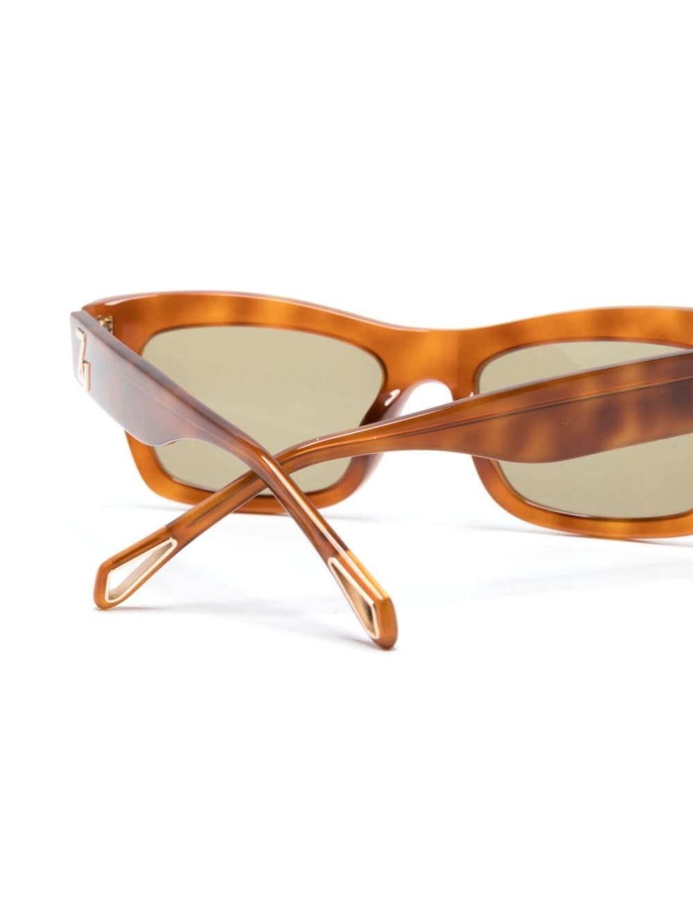 tortoiseshell square-frame sunglasses - 3