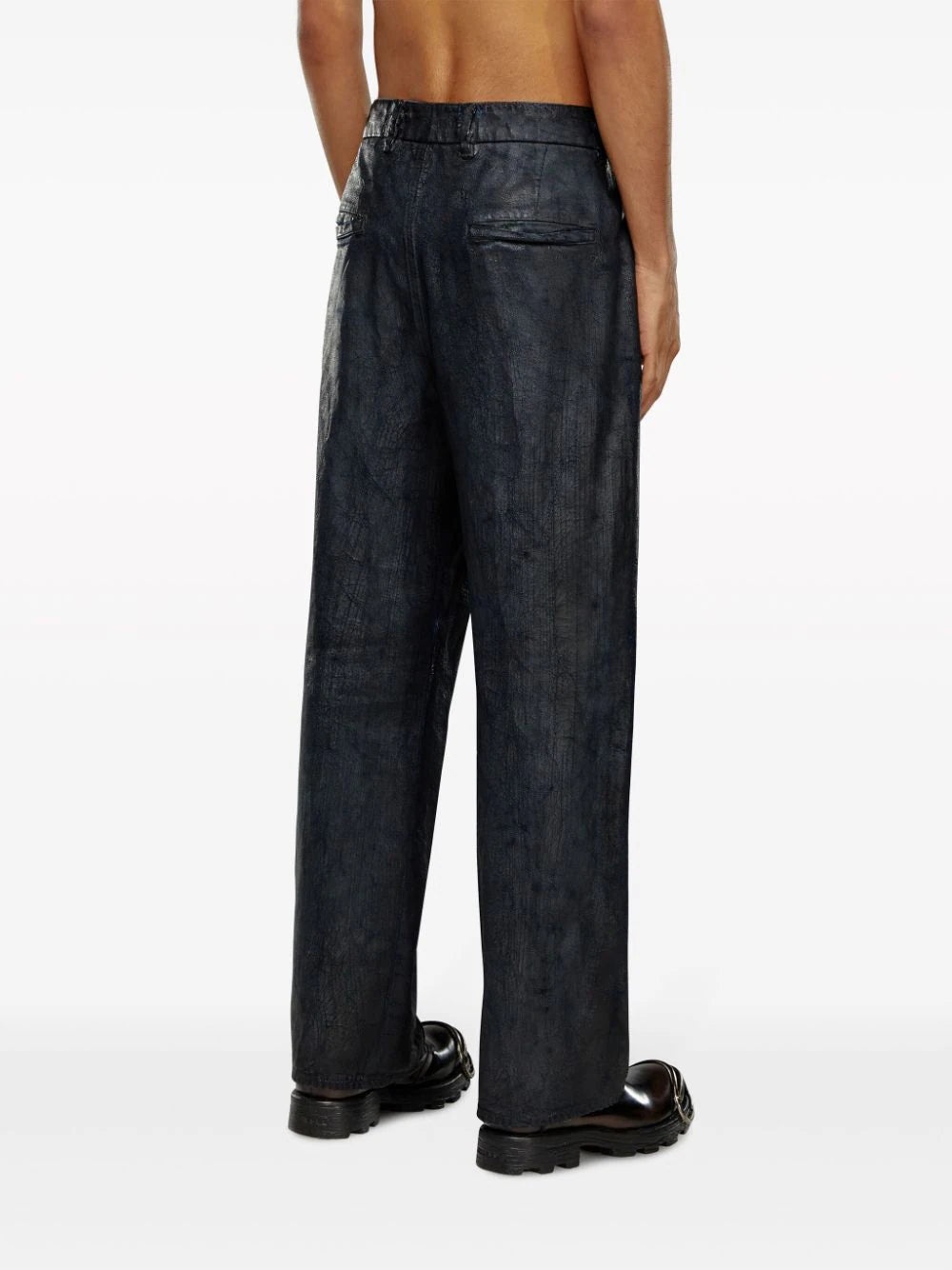 D-CHINO-WORK COATED STRAIGHT-LEG JEANS - 3