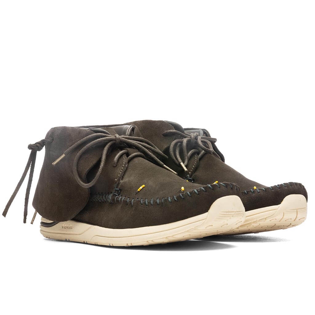 VISVIM FBT LHAMO-FOLK - OLIVE - 2