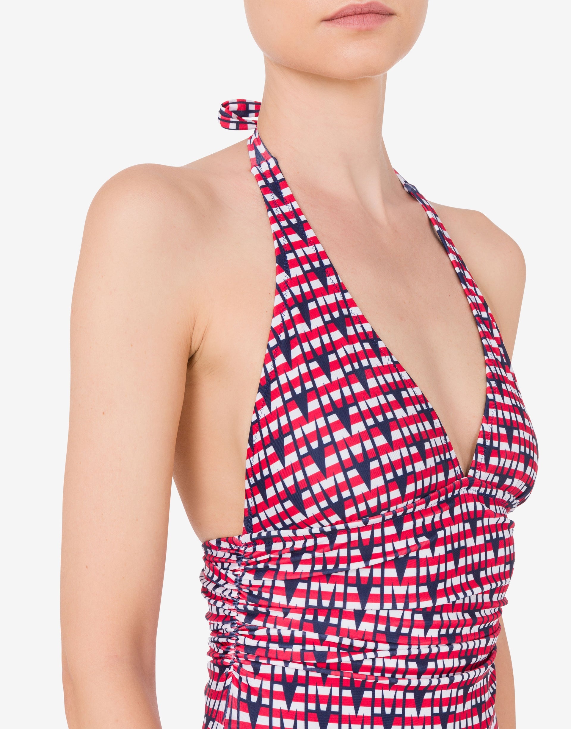 M PRINT ONE-PIECE SWIMSUIT - 3
