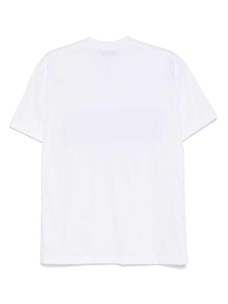 pushBUTTON logo-print T-shirt outlook