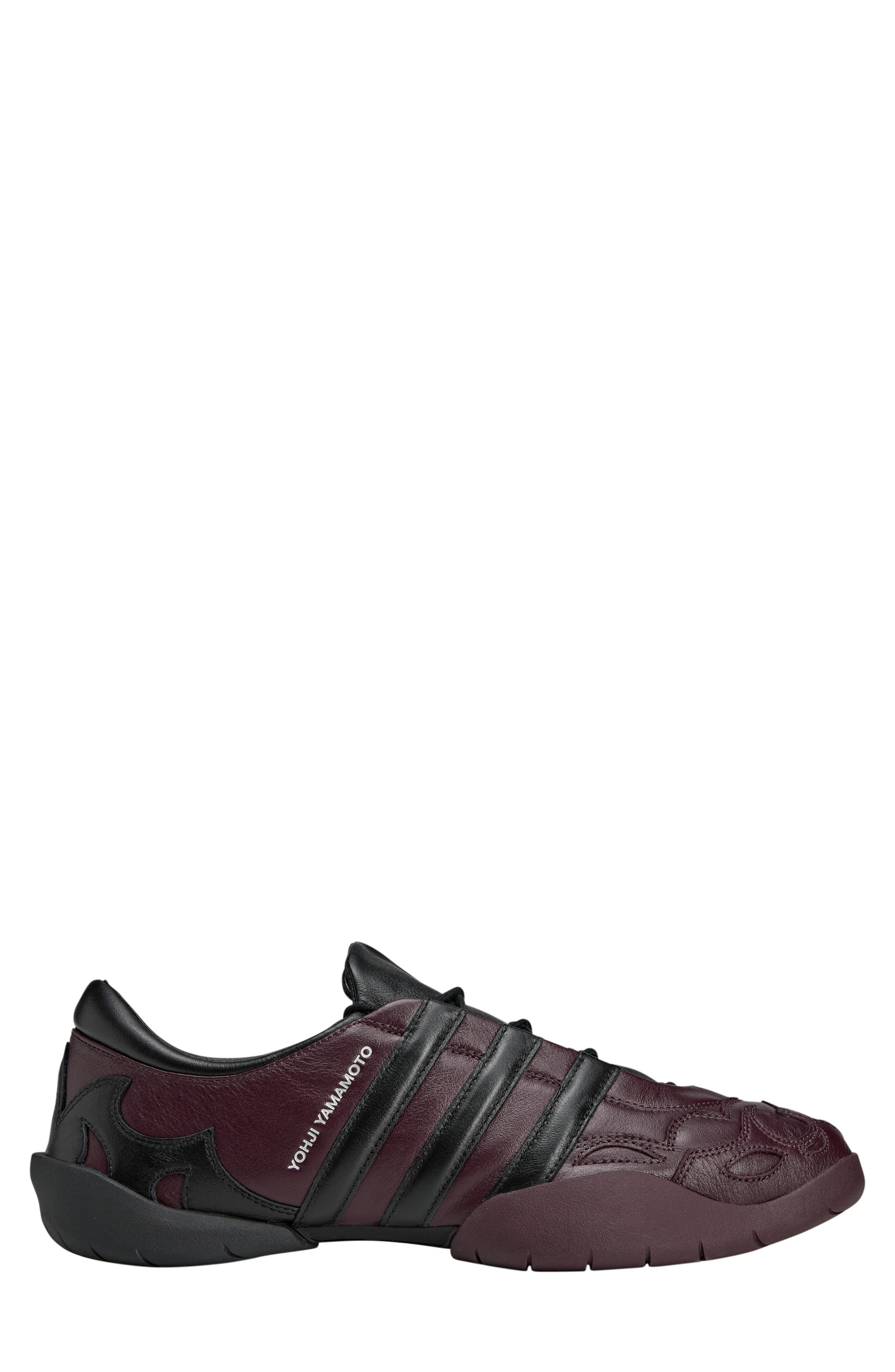 Y-3 Gender Inclusive Regu Sneaker in Black/Shadow Maroon at Nordstrom - 2