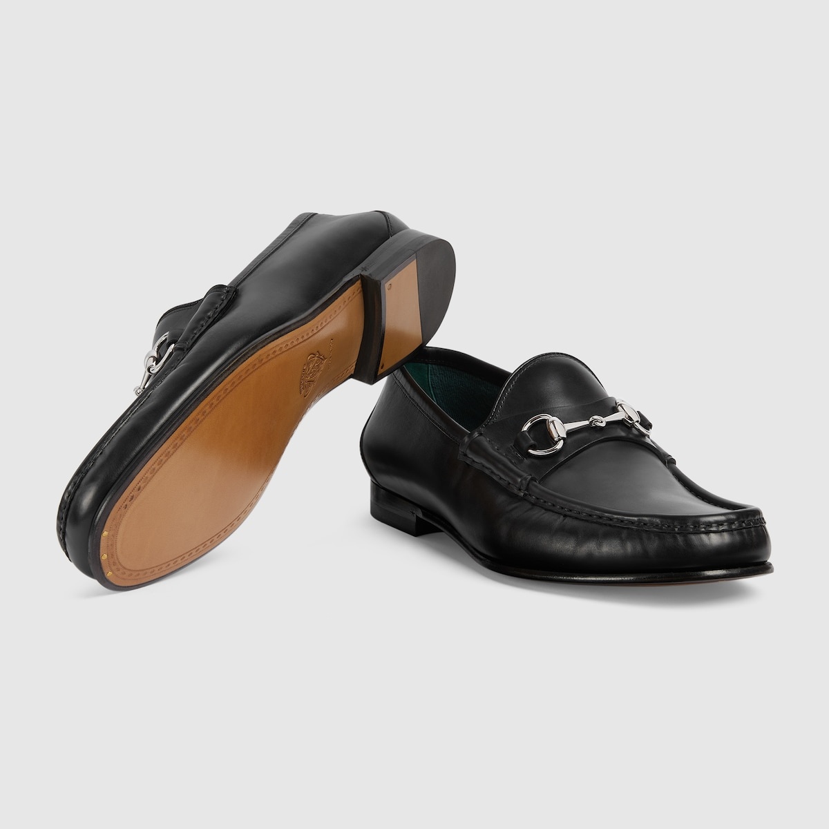 Men's rhodium Horsebit loafer - 8