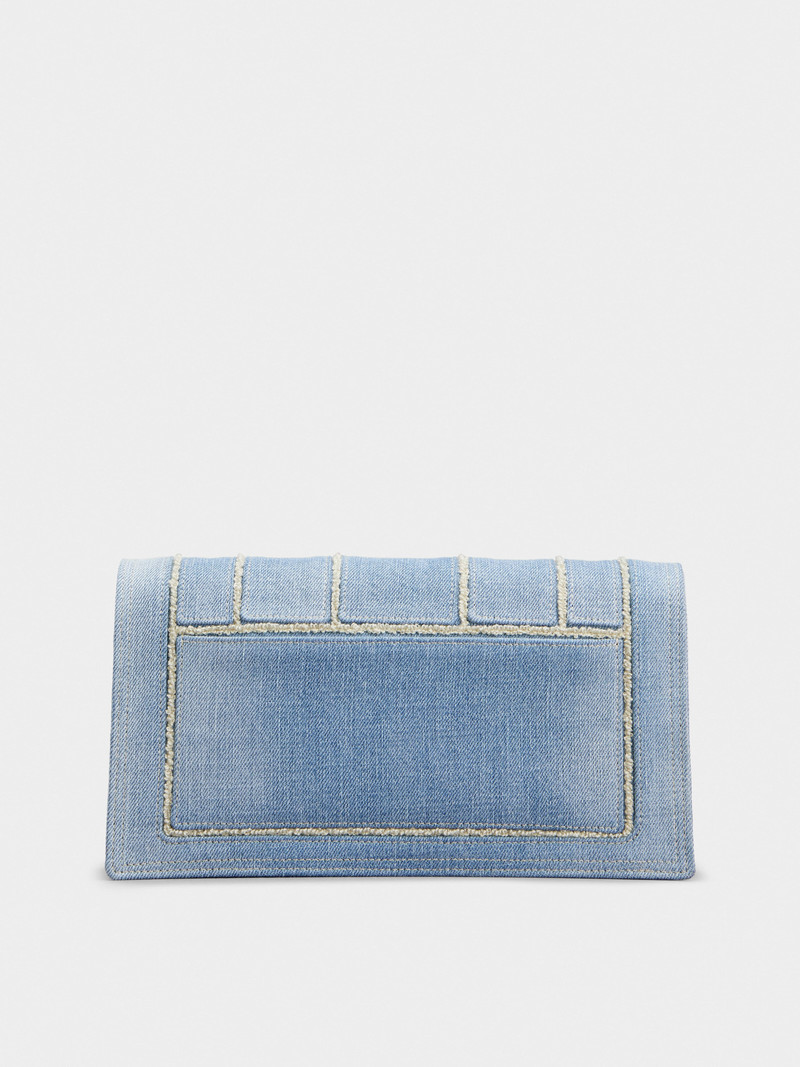 Viv' Choc Summertime Denim Chain Bag 5