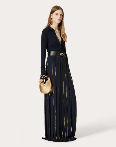 Valentino LONG SKIRT IN EMBROIDERED DOUBLE GEORGETTE outlook