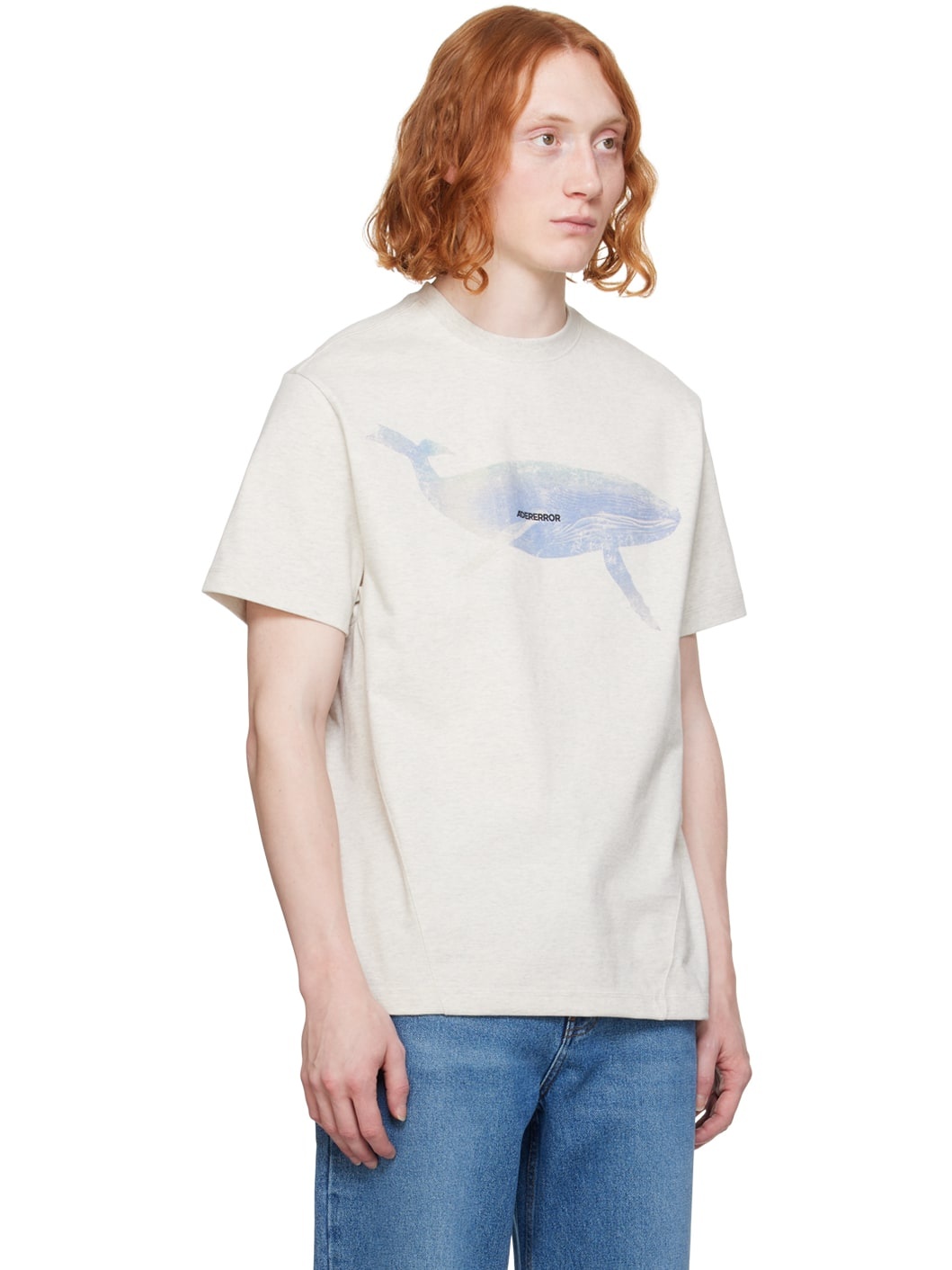 Beige Graphic T-Shirt - 2