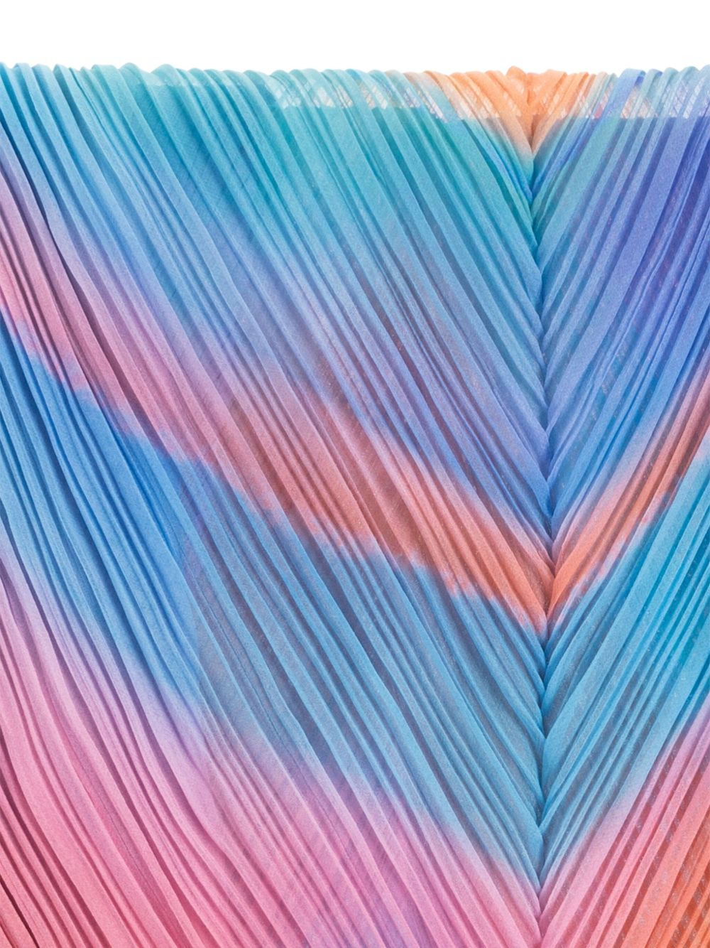pleated ombre scarf - 2