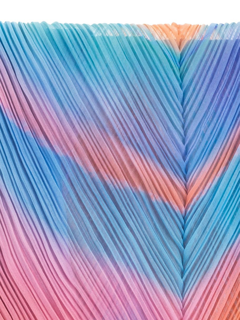 Pleats Please Issey Miyake pleated ombre scarf outlook