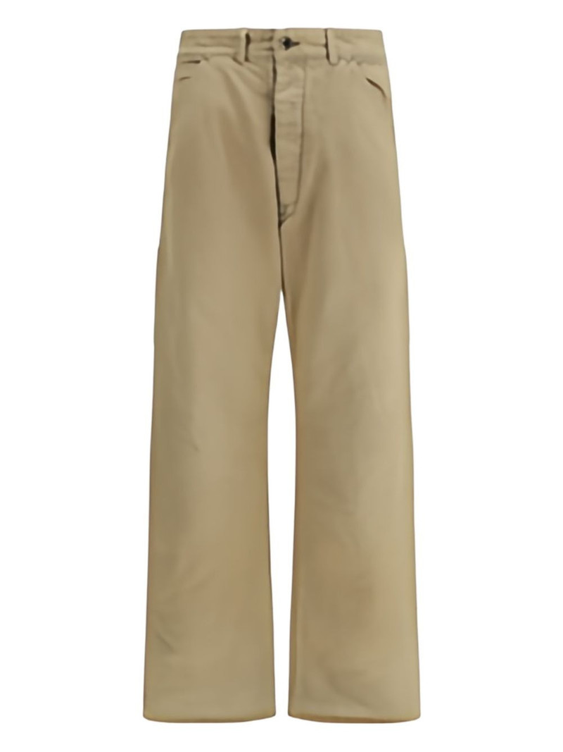 Herringbone five-pocket trousers 1