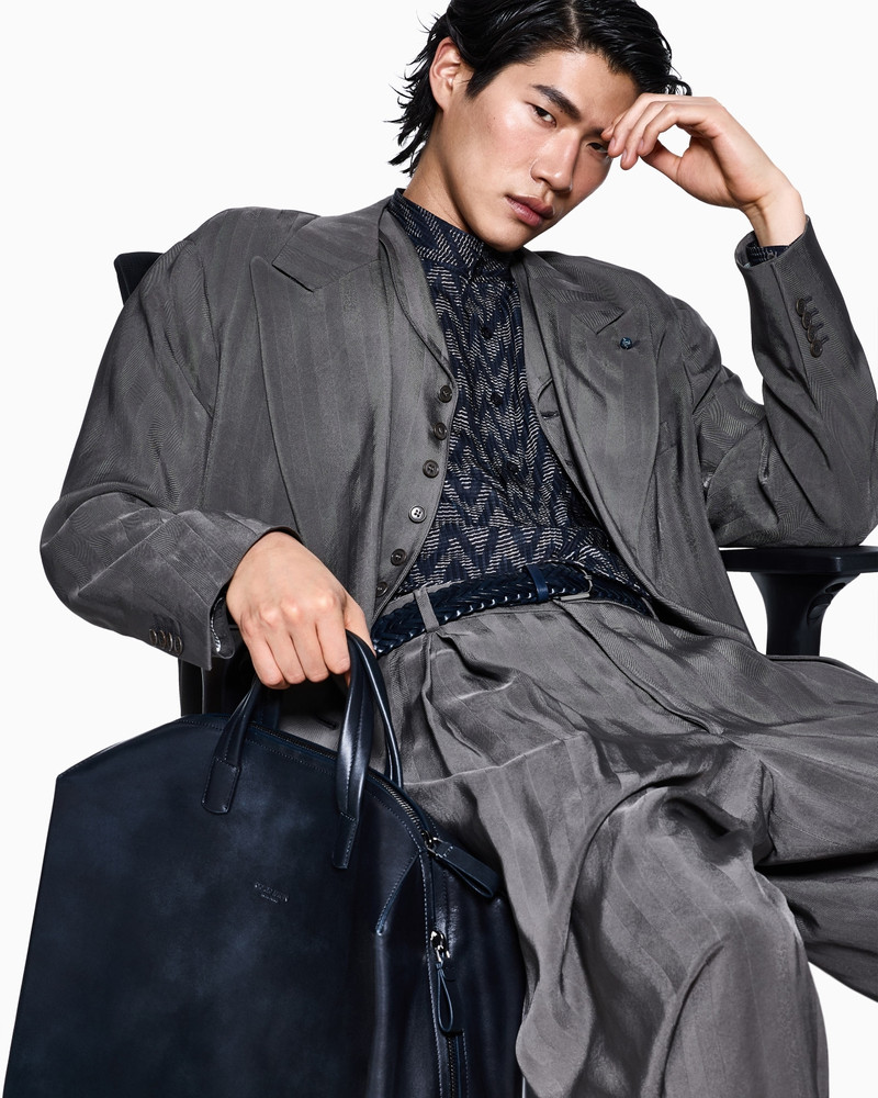 GIORGIO ARMANI DOUBLE-BREASTED VISCOSE SUIT outlook