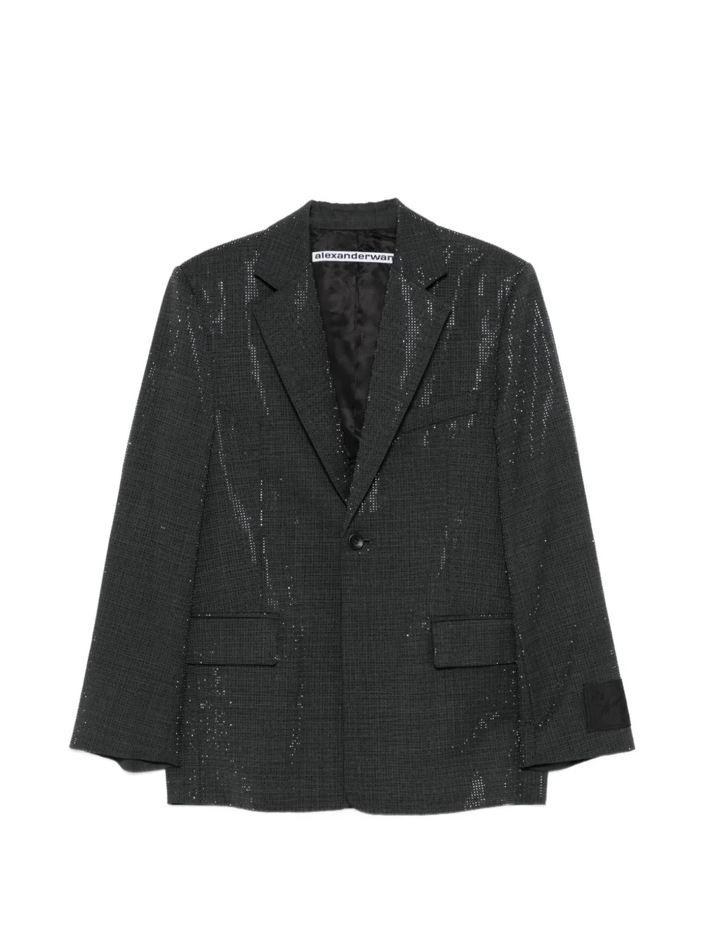 sequin-embellished blazer - 1