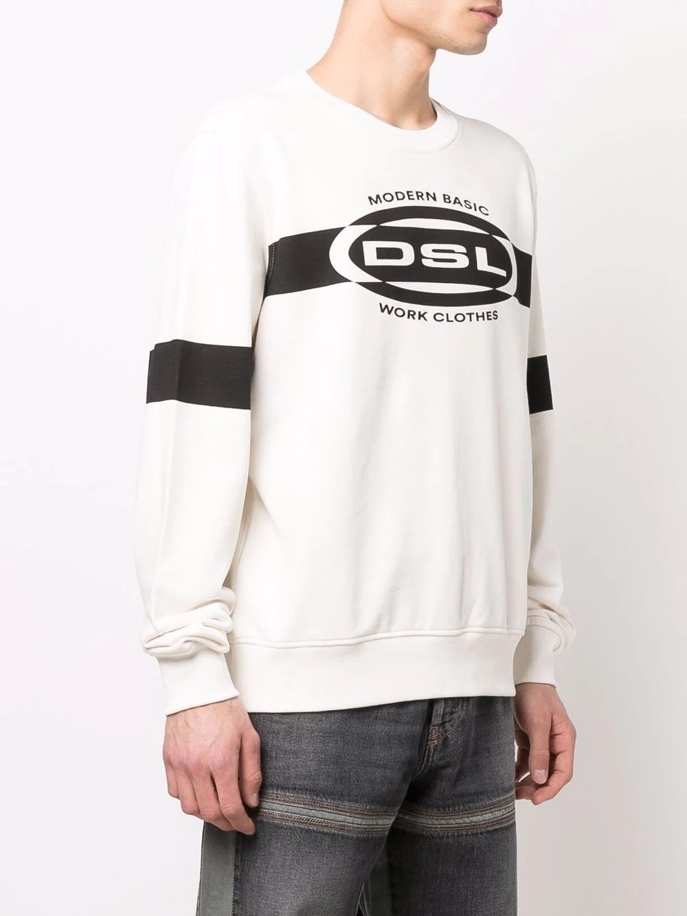 Modern Basic crew-neck sweatshirt - 3