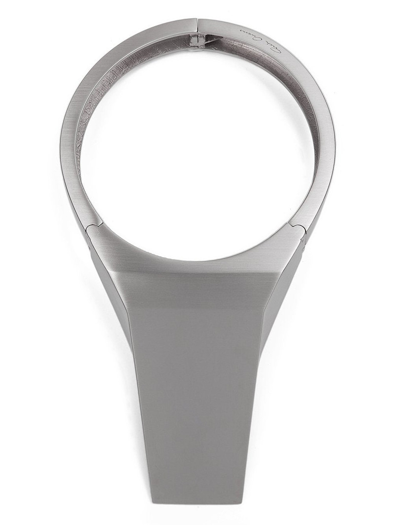 Rick Owens Silver Plain Trunk Necklace outlook