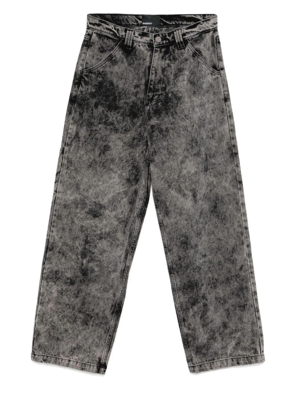 stonewashed jeans - 1
