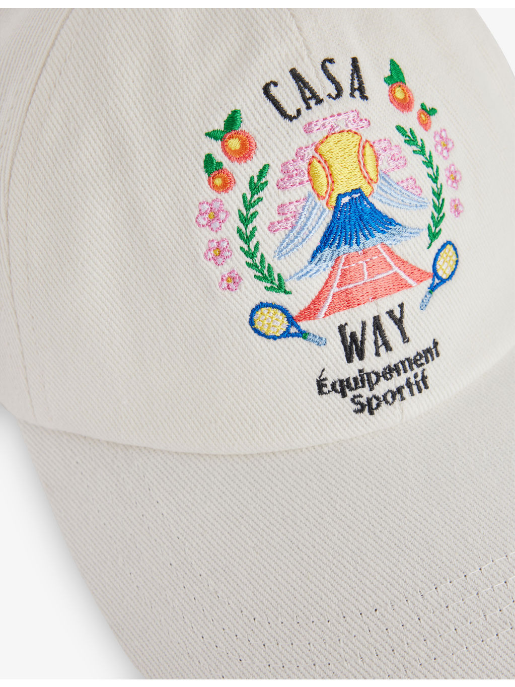 Casa Way Mountain Embroidered Cotton Baseball Cap - 2