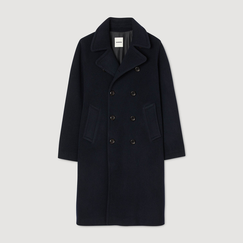 DOUBLE-BREASTED WOOL COAT 1
