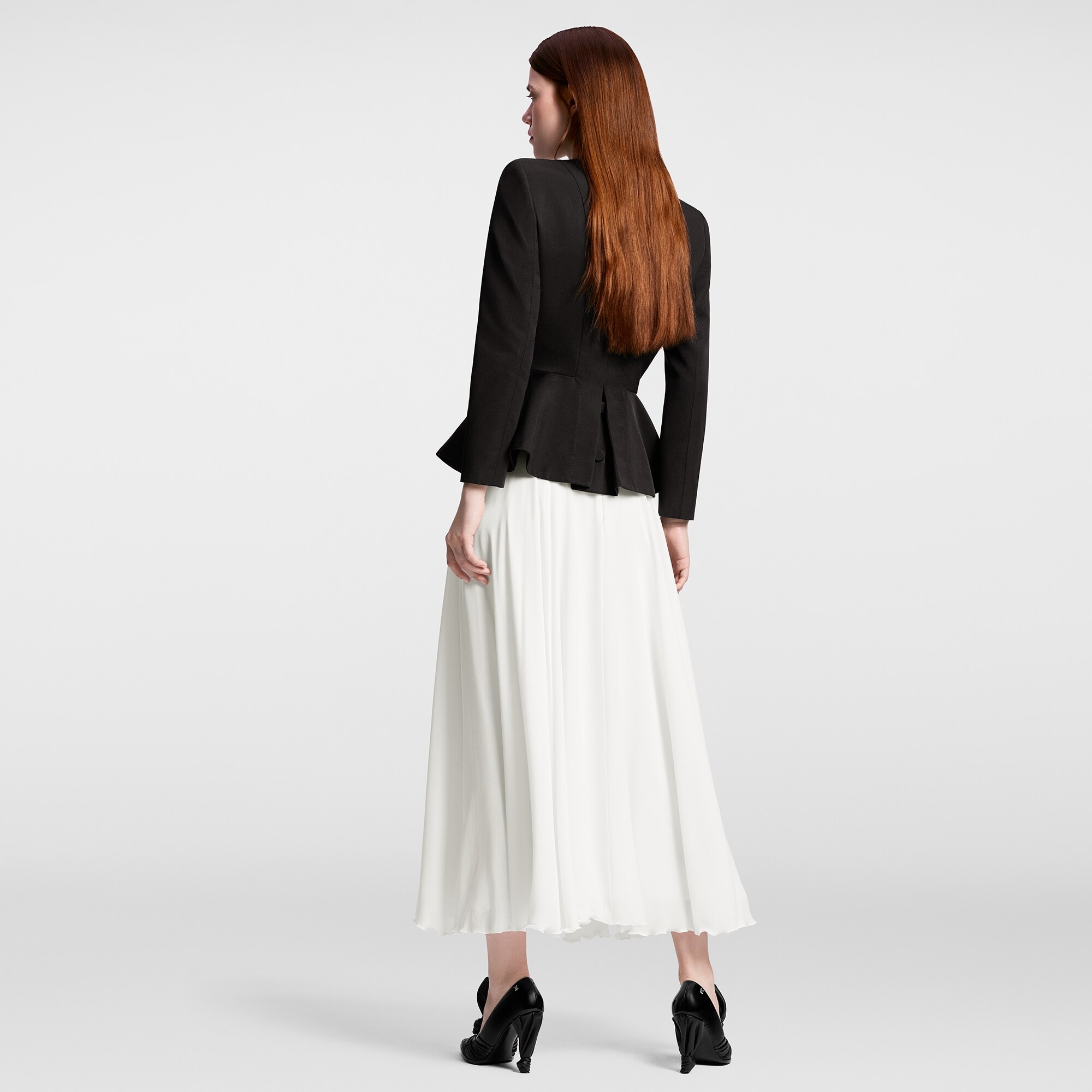Fluid Silk Midi Skirt - 3