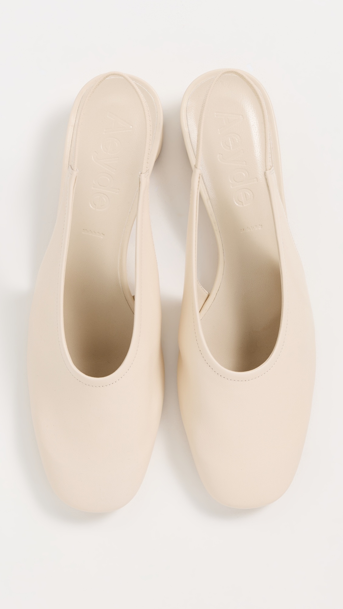 Dua Nappa Leather Creamy Pumps - 4