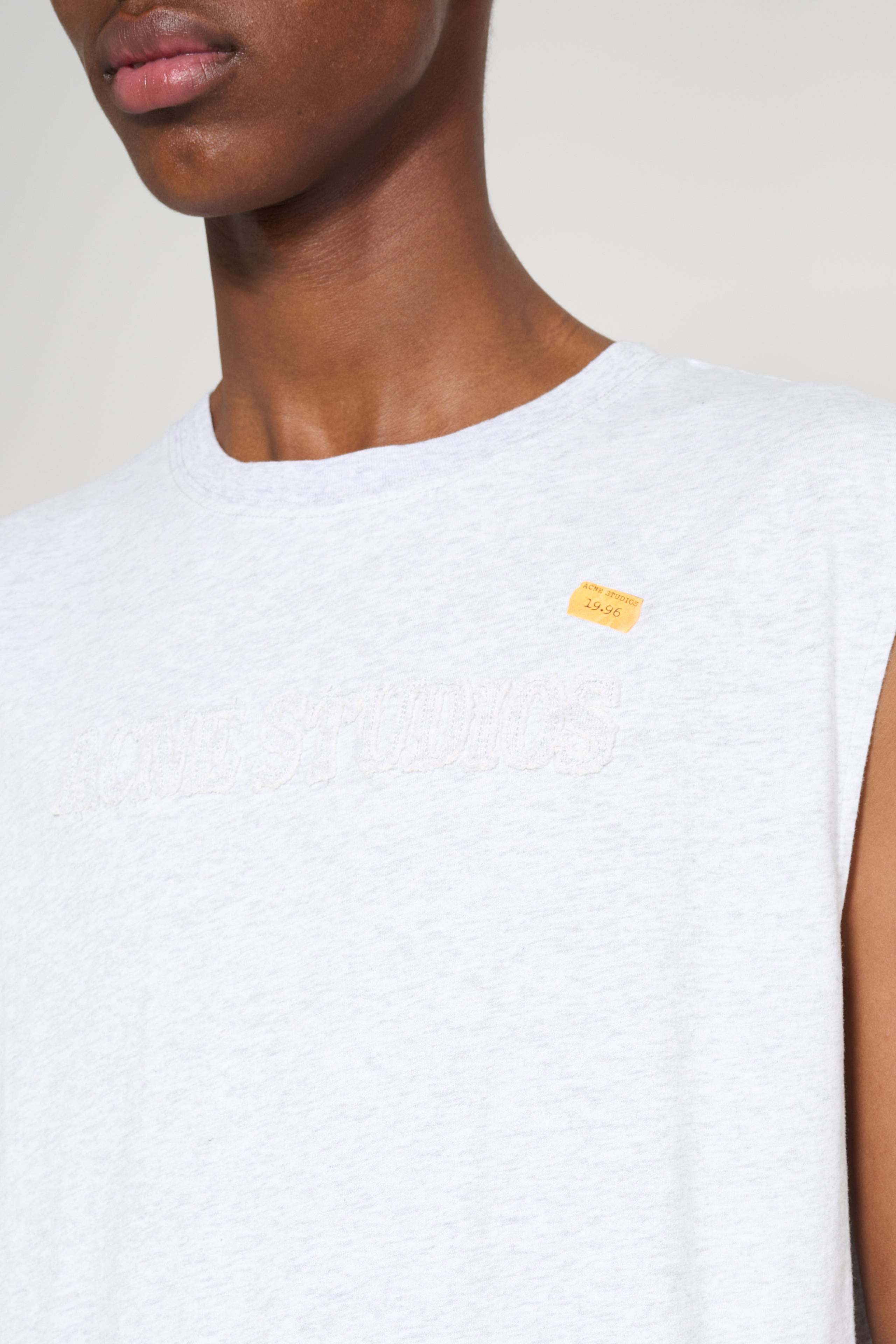 ACNE STUDIOS T-SHIRT GREY MELANGE - 2