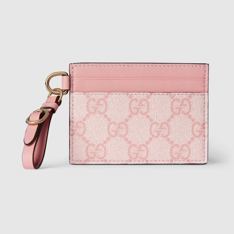GG Emblem card case with strap 1