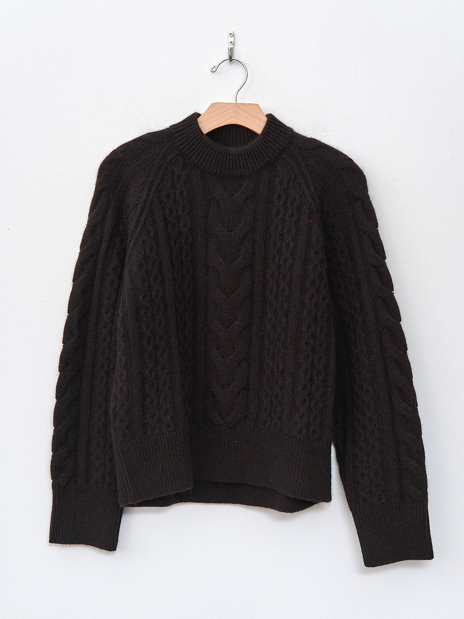 Molve Cable Knit- Espresso - 1
