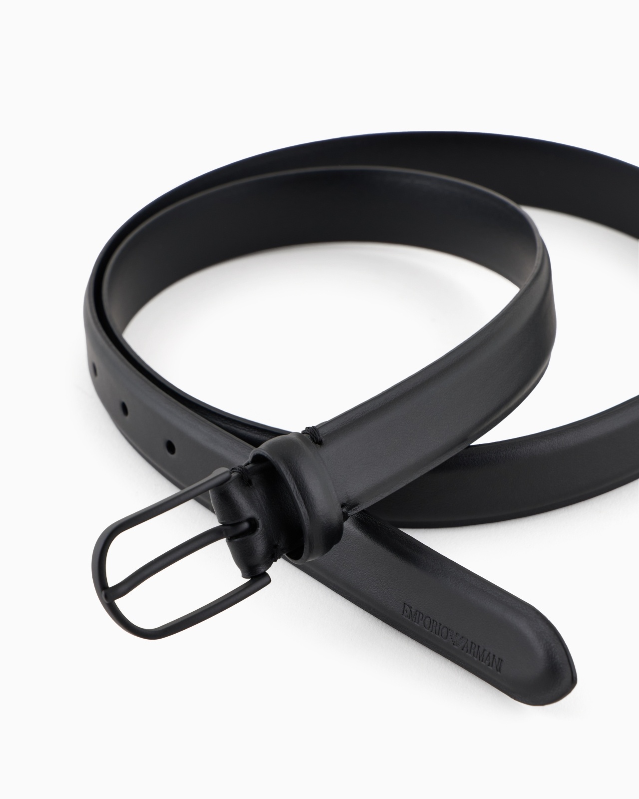PEBBLED LEATHER BELT - 2