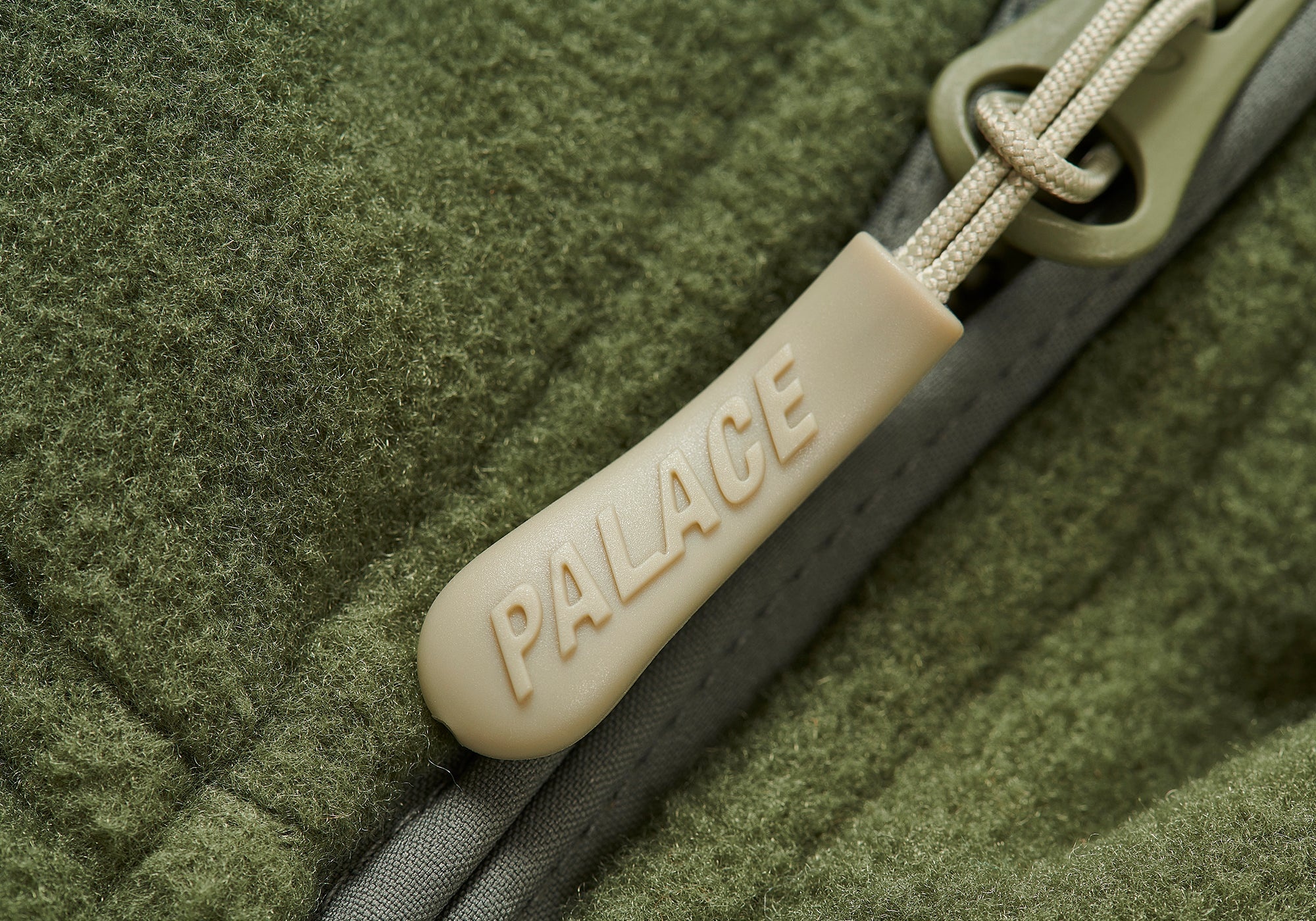 PALACE POLARTEC DUO FLEECE JACKET OLIVE - lir6utlw2jkd